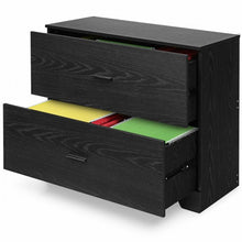 Load image into Gallery viewer, 2-Drawer Lateral File Cabinet with Adjustable Bars for Home and Office
