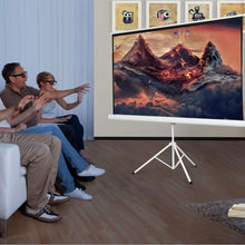 Load image into Gallery viewer, Portable 16:9 Pull-up Matte Tripod Projector
