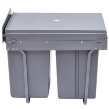 Load image into Gallery viewer, 10.5 gal 3 Compartment Pull Out Recycling Waste Bin
