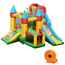 Load image into Gallery viewer, Kids Inflatable Dual Slide Jumping  Castle with 780W Blower
