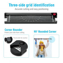 Load image into Gallery viewer, 9" Hot and Cold Paper Trimmer with 25 Pouches and Corner Rounder-Black
