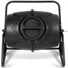 Load image into Gallery viewer, 50 Gallon Wheeled Compost Tumbler Garden Waste Bin
