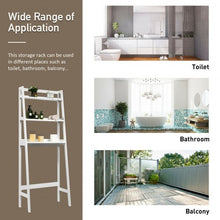 Load image into Gallery viewer, 3-Shelf Over-The-Toilet Storage Organizer Rack-White
