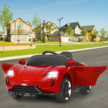 Load image into Gallery viewer, 12V Kids Ride On Car with MP3 &amp; LED Light-Red
