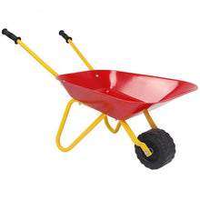 Load image into Gallery viewer, Outdoor Garden Backyard Play Toy Kids Metal Wheelbarrow-Red
