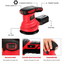 Load image into Gallery viewer, 5" Palm Random Orbit Sander 6 Variable Speed
