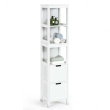 Load image into Gallery viewer, 5-Tier Multifunctional  Bathroom Floor Cabine Storage with 2 Drawers
