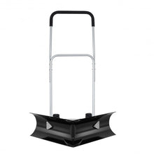 Load image into Gallery viewer, Dual Rolling Snow Pusher w/ 6" Wheels &amp; Adjustable Handle
