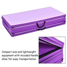 Load image into Gallery viewer, 4' x 8' x 2" Gymnastics Mat Folding Anti-Tear Gymnastics Panel Mats
