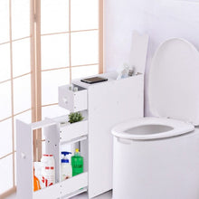 Load image into Gallery viewer, White Bathroom Cabinet Space Saver Storage Organizer
