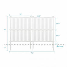 Load image into Gallery viewer, 36" x 48" Outdoor Patio Garden Privacy Screen Space Divider
