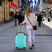 Load image into Gallery viewer, GLOBALWAY 20" ABS Carry On Luggage Travel Bag Trolley Suitcase 8 color-Green
