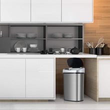 Load image into Gallery viewer, Set of 2 Touch-Free Motion Sensor Bins Trash Cans
