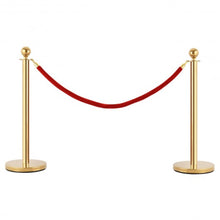 Load image into Gallery viewer, 4 pcs Stanchion Posts Queue Pole
