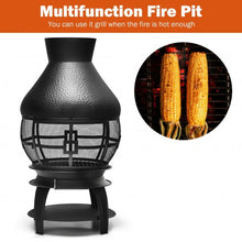 Load image into Gallery viewer, Patio Wood Burning Chimenea Fireplace
