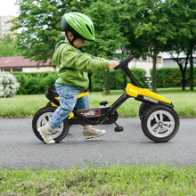Load image into Gallery viewer, 4 Wheel Pedal Powered Ride on Racer Car for Kids-Yellow
