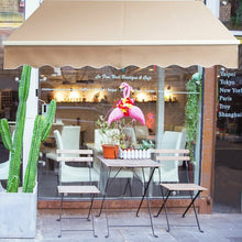 Load image into Gallery viewer, 8FT x 6.5FT Retractable Aluminum Patio Sun Awning-Beige
