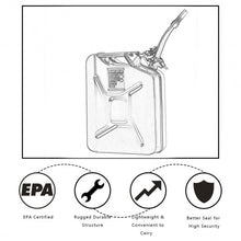 Load image into Gallery viewer, 5 Gallon Steel Gas 20 L Jerry Fuel Can-Green
