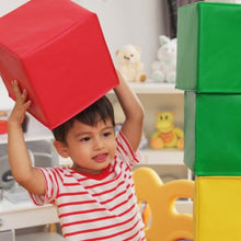 Load image into Gallery viewer, 12-Piece 5.5" Soft Colorful Foam Building Blocks

