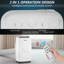 Load image into Gallery viewer, 1 0000 BTU Portable Air Conditioner with Remote Control
