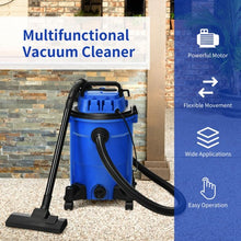 Load image into Gallery viewer, 3 in 1 6.6 Gallon 4.8 Peak HP Wet Dry Vacuum Cleaner with Blower-Blue
