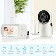 Load image into Gallery viewer, Security Video Baby Monitor with Tilt-Zoom Auto Camera
