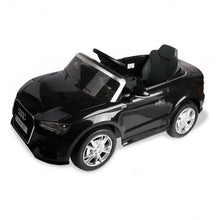 Load image into Gallery viewer, 12 V Audi A3 Kids Ride on Car with RC + LED Light + Music-Black
