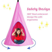 Load image into Gallery viewer, 40" Kids Nest Swing Hanging Seat Hammock -Pink

