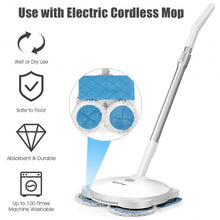 Load image into Gallery viewer, 5 Pack Electric Spin Mop Washable Microfiber Replacement Mop Pads
