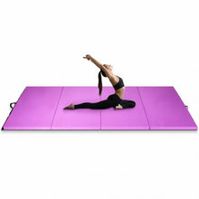 Load image into Gallery viewer, 4' x 10' x 2" Folding Gymnastics Tumbling Gym Mat-Purple
