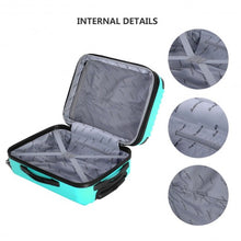 Load image into Gallery viewer, GLOBALWAY 20" ABS Carry On Luggage Travel Bag Trolley Suitcase 8 color-Green
