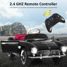 Load image into Gallery viewer, 12 V BMW 507 Licensed Electric Kids Ride On Retro Car-Black
