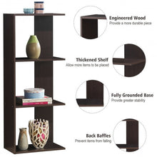 Load image into Gallery viewer, 3-tier Freestanding Decorative Storage Wooden Bookcase
