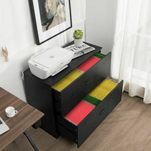 Load image into Gallery viewer, 2-Drawer Lateral File Cabinet with Adjustable Bars for Home and Office
