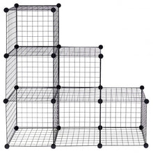 Load image into Gallery viewer, DIY 6 Metal Wire Free Standing Modular Storage Cubes

