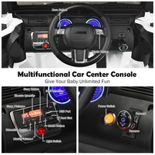 Load image into Gallery viewer, 12V Kids Spring Suspension Ride On Truck-White
