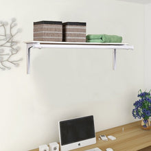 Load image into Gallery viewer, Wall Mounted Folding Home Hanger and Storage Shelf
