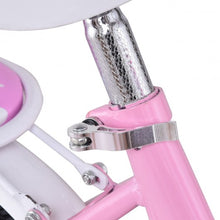 Load image into Gallery viewer, 16" Kids Bike Bicycle with Training Wheels and Basket -Pink

