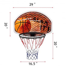 Load image into Gallery viewer, Wall Mounted Fan Backboard with Basketball Hoop and Rim
