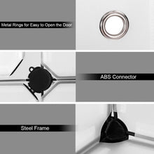 Load image into Gallery viewer, 16+8 Cubes Portable Clothes Closet Storage Cabinet
