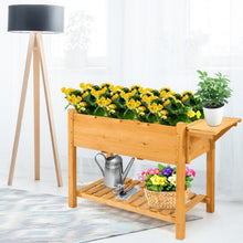 Load image into Gallery viewer, Elevated Planter Box Kit with 8 Grids and Folding Tabletop
