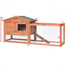 Load image into Gallery viewer, Wooden Rabbit Chicken Coop Poultry Cage
