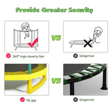 Load image into Gallery viewer, 7FT Kids Trampoline W/ Safety Enclosure Net-Green
