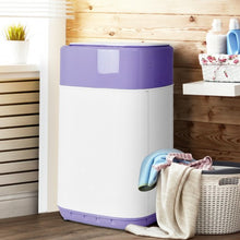 Load image into Gallery viewer, 8lbs Portable Fully Automatic Washing Machine with Drain Pump-Purple
