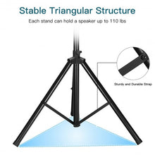 Load image into Gallery viewer, 38"- 72" Adjustable Height Tripod DJ PA Speaker Stand
