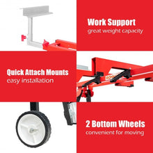 Load image into Gallery viewer, Folding Miter Saw Stand with Heavy Duty Saw Frame-Red
