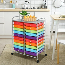 Load image into Gallery viewer, 20 Drawers Storage Rolling Cart Studio Organizer-Color
