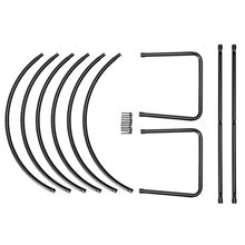 Load image into Gallery viewer, 30" Tubular Steel Log Hoop Firewood Storage Rack
