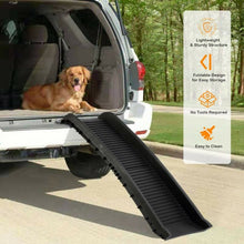 Load image into Gallery viewer, 61" Folding Portable Lightweight Non-Slip Dog Cat Pet Ramp

