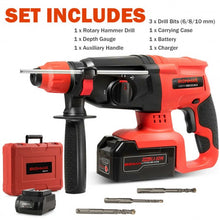 Load image into Gallery viewer, 3 Functions 20 V Cordless Electric Hammer Drill
